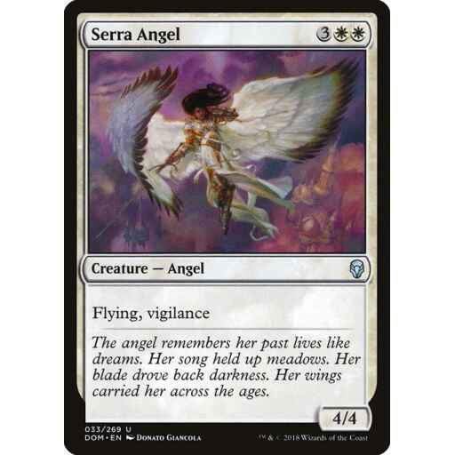 Dominaria - 33 - Serra Angel - Uncommon - W - Foil