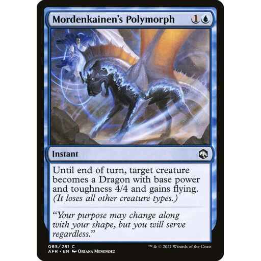 Adventures in the Forgotten Realms - 65 - Mordenkainen's Polymorph - Common - U - Non-foil