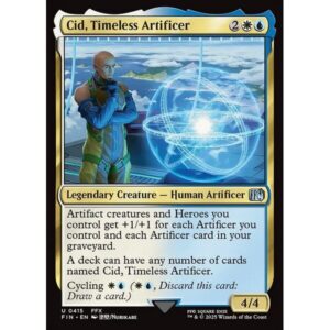 Final Fantasy - 415 - Cid, Timeless Artificer - Uncommon - WU - Non-foil