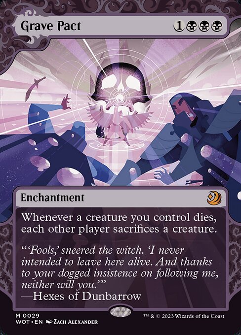 Wilds of Eldraine: Enchanting Tales - 29 - Grave Pact - Mythic - B - Non-foil (Front)