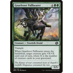 The Brothers' War - 184 - Gnarlroot Pallbearer - Common - G - Non-foil