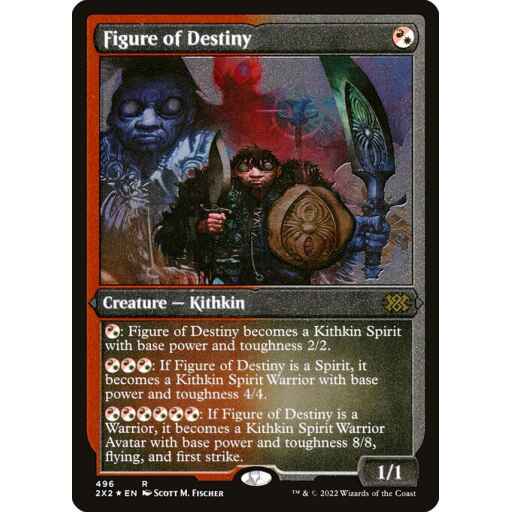 Double Masters 2022 - 496 - Figure of Destiny - Rare - WR - Non-foil