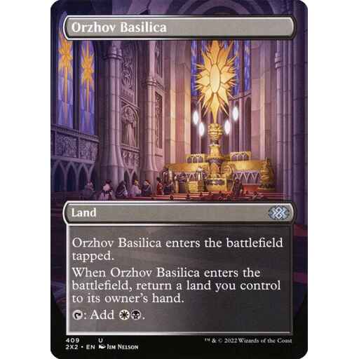 Double Masters 2022 - 409 - Orzhov Basilica - Uncommon - C - Foil
