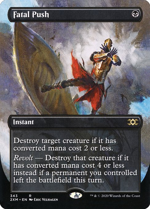 Double Masters - 343 - Fatal Push - Rare - B - Non-foil