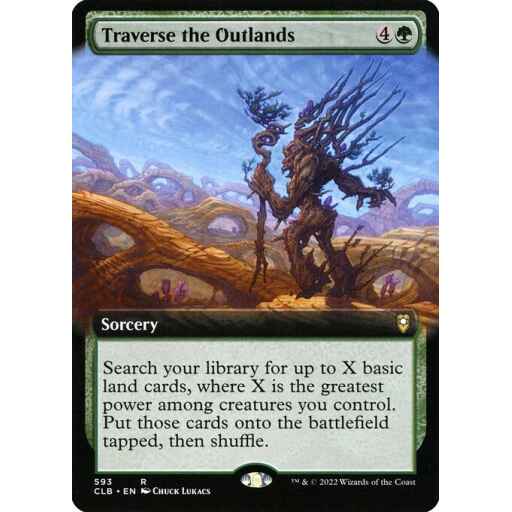 Commander Legends: Battle for Baldur's Gate - 593 - Traverse the Outlands - Rare - G - Foil