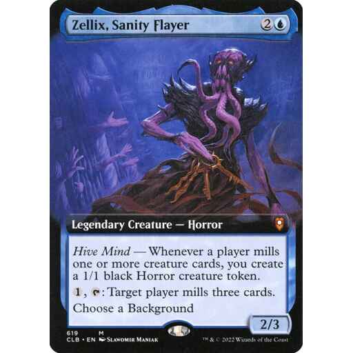 Commander Legends: Battle for Baldur's Gate - 619 - Zellix, Sanity Flayer - Mythic - U - Foil