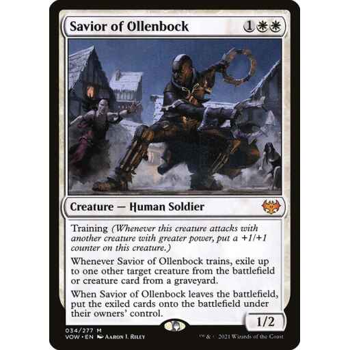 Innistrad: Crimson Vow - 34 - Savior of Ollenbock - Mythic - W - Foil