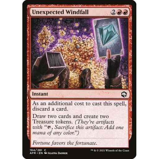 Adventures in the Forgotten Realms - 164 - Unexpected Windfall - Common - R - Foil
