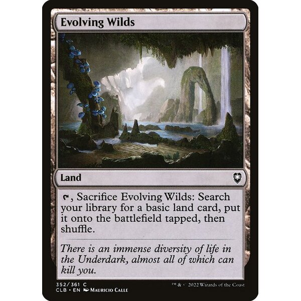 Commander Legends: Battle for Baldur's Gate - 352 - Evolving Wilds - Common - C - Non-foil