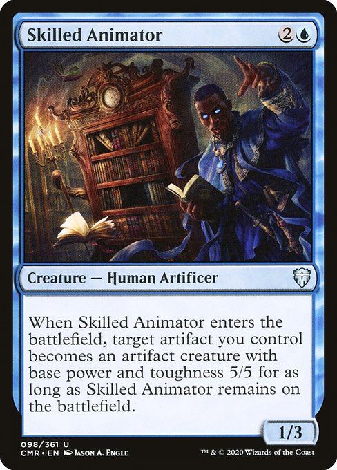 Commander Legends - 98 - Skilled Animator - Uncommon - U - Non-foil