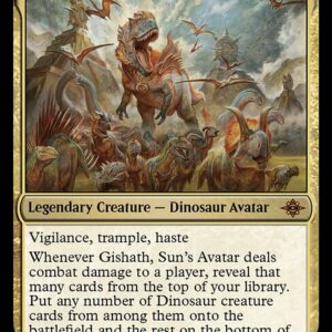 The Lost Caverns of Ixalan - 229 - Gishath, Sun's Avatar - Mythic - Multi - Non-foil (Front)