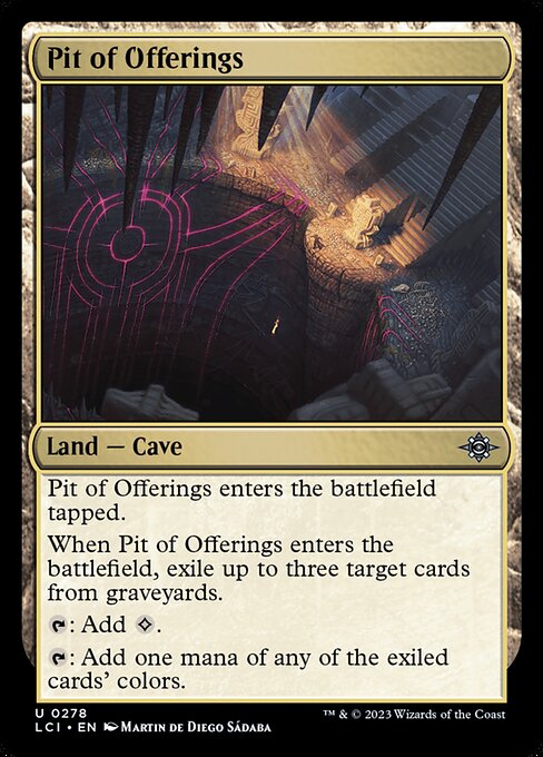 The Lost Caverns of Ixalan - 278 - Pit of Offerings - Uncommon - C - Non-foil (Front)