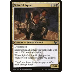 Strixhaven: School of Mages - 237 - Spiteful Squad - Common - WB - Foil
