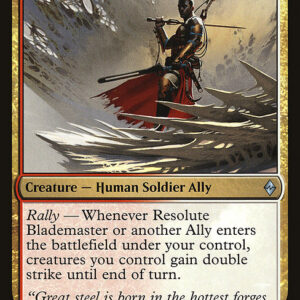 Battle for Zendikar - 218 - Resolute Blademaster - Uncommon - WR - Non-foil