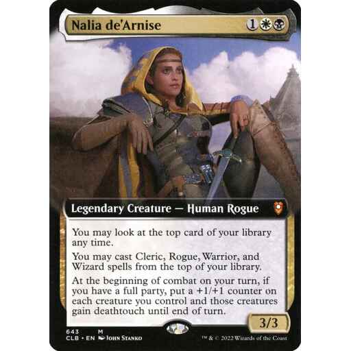 Commander Legends: Battle for Baldur's Gate - 643 - Nalia de'Arnise - Mythic - WB - Foil