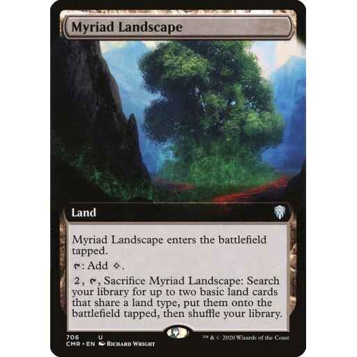 Commander Legends - 706 - Myriad Landscape - Uncommon - C - Foil