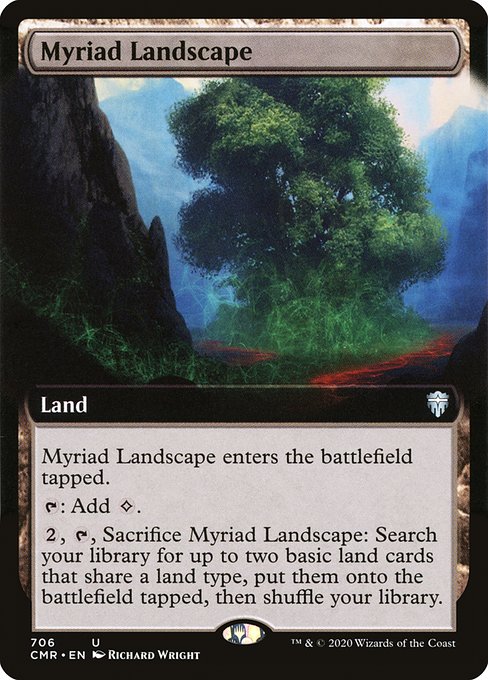 Commander Legends - 706 - Myriad Landscape - Uncommon - C - Foil