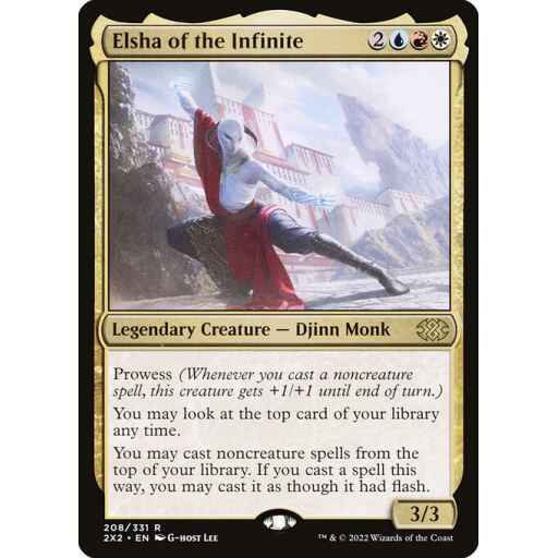 Double Masters 2022 - 208 - Elsha of the Infinite - Rare - Multi - Non-foil
