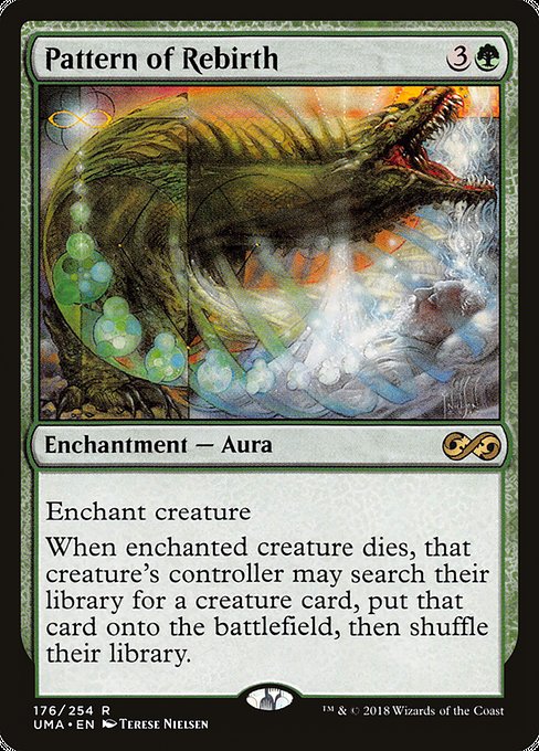 Ultimate Masters - 176 - Pattern of Rebirth - Rare - G - Foil