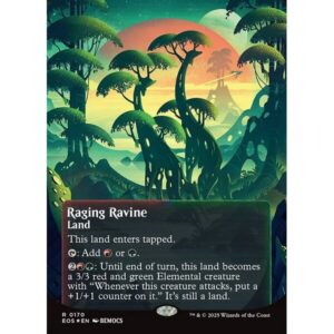 Edge of Eternities: Stellar Sights - 170 - Raging Ravine - Rare - C - Foil