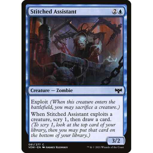 Innistrad: Crimson Vow - 81 - Stitched Assistant - Common - U - Non-foil