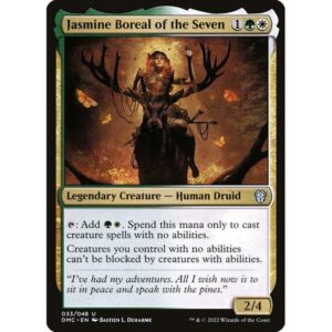 Dominaria United Commander - 33 - Jasmine Boreal of the Seven - Uncommon - WG - Non-foil
