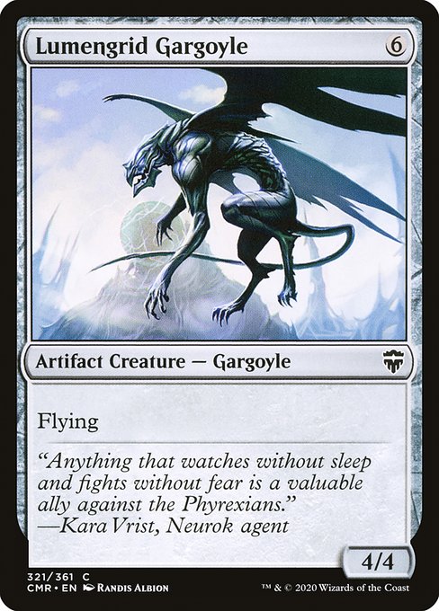Commander Legends - 321 - Lumengrid Gargoyle - Common - C - Non-foil