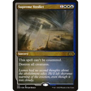 Double Masters 2022 - 541 - Supreme Verdict - Rare - WU - Non-foil