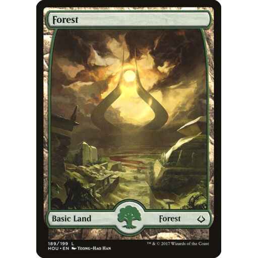 Hour of Devastation - 189 - Forest - Common - C - Foil