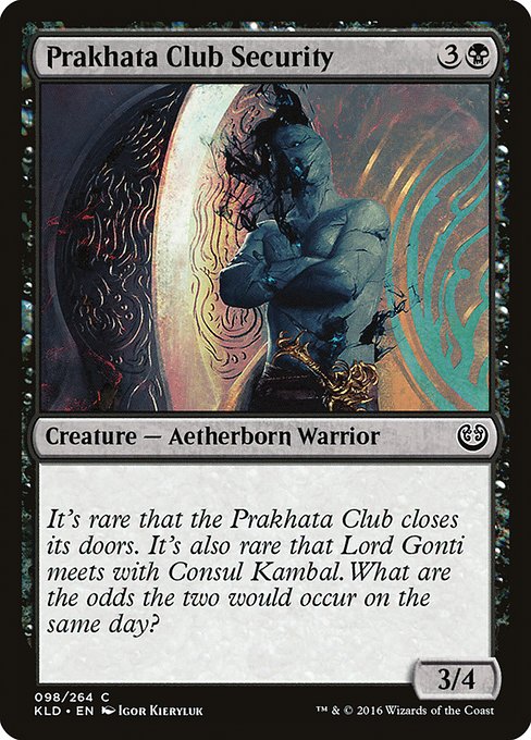 Kaladesh - 98 - Prakhata Club Security - Common - B - Non-foil (Front)