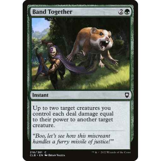 Commander Legends: Battle for Baldur's Gate - 216 - Band Together - Common - G - Foil