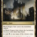 Commander Legends: Battle for Baldur's Gate - 347 - Black Dragon Gate - Common - C - Foil