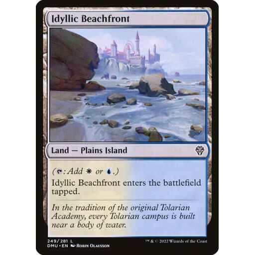 Dominaria United - 249 - Idyllic Beachfront - Common - C - Foil