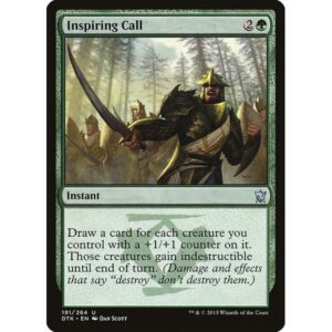 Dragons of Tarkir - 191 - Inspiring Call - Uncommon - G - Non-foil