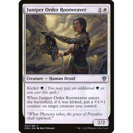 Dominaria United - 22 - Juniper Order Rootweaver - Common - W - Non-foil