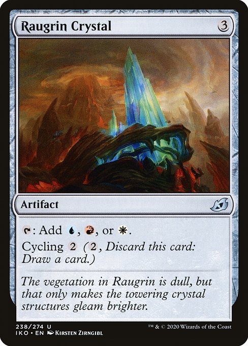 Ikoria: Lair of Behemoths - 238 - Raugrin Crystal - Uncommon - C - Non-foil (Front)