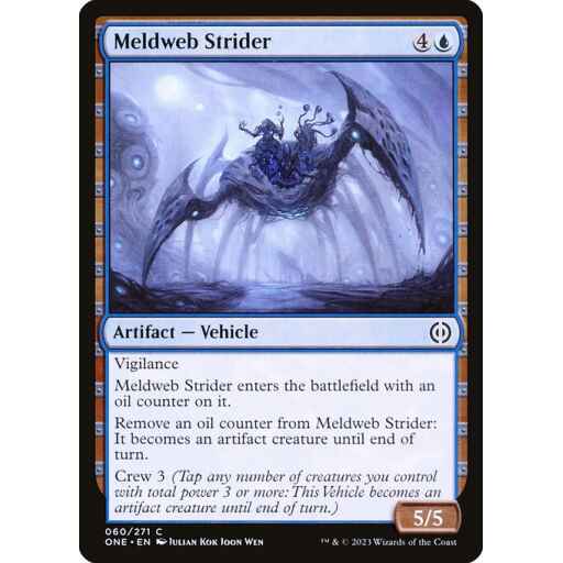 Phyrexia: All Will Be One - 60 - Meldweb Strider - Common - U - Foil