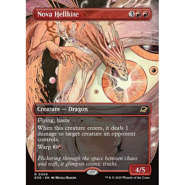 Edge of Eternities - 309 - Nova Hellkite - Rare - R - Non-foil