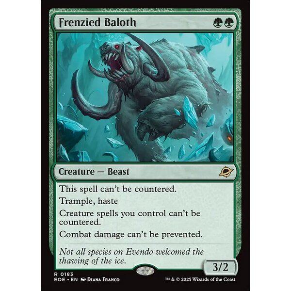 Edge of Eternities - 183 - Frenzied Baloth - Rare - G - Foil