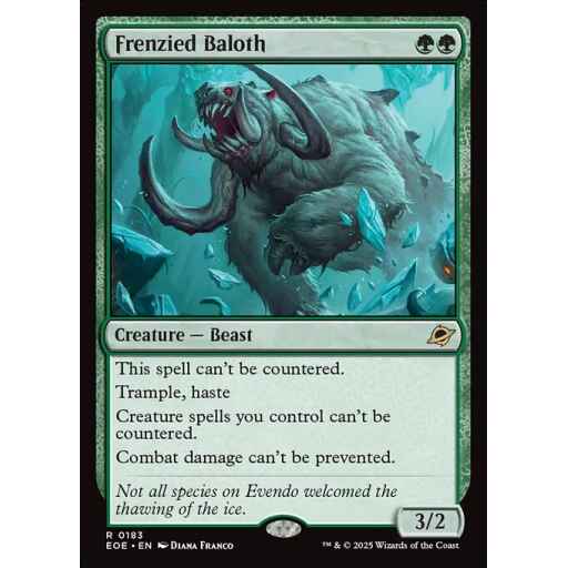 Edge of Eternities - 183 - Frenzied Baloth - Rare - G - Non-foil