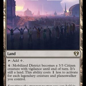 Commander Masters - 1011 - Mobilized District - Rare - C - Non-foil