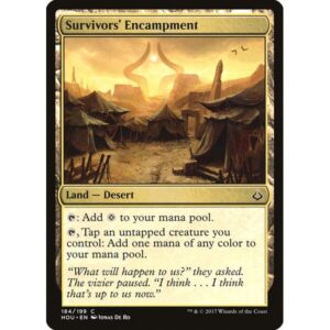 Hour of Devastation - 184 - Survivors' Encampment - Common - C - Non-foil