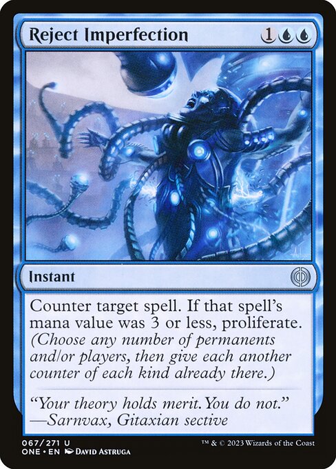 Phyrexia: All Will Be One - 67 - Reject Imperfection - Uncommon - U - Non-foil