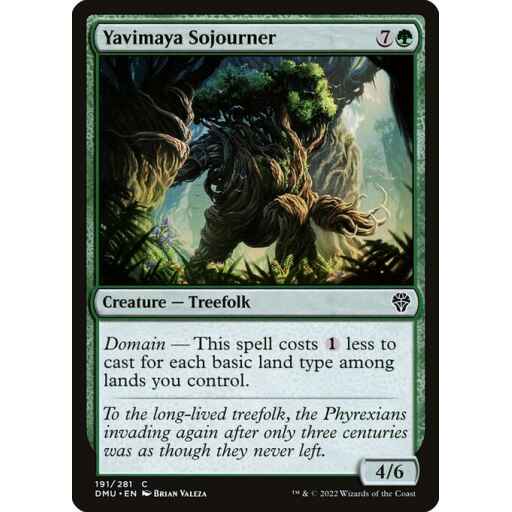 Dominaria United - 191 - Yavimaya Sojourner - Common - G - Foil