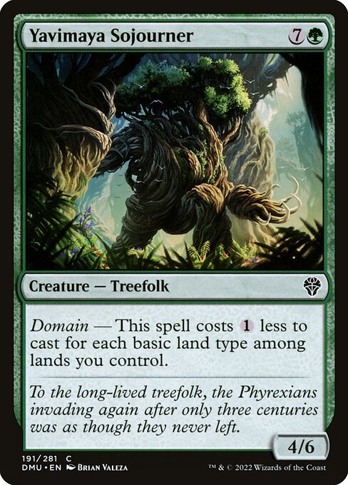 Dominaria United - 191 - Yavimaya Sojourner - Common - G - Foil