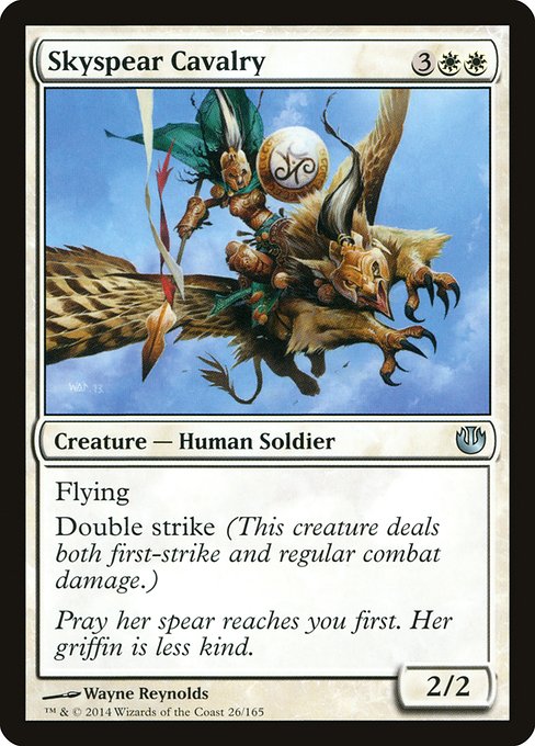 Journey into Nyx - 26 - Skyspear Cavalry - Uncommon - W - Non-foil (Front)