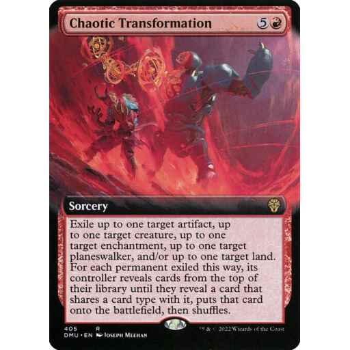Dominaria United - 405 - Chaotic Transformation - Rare - R - Foil