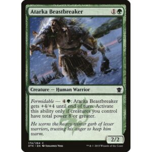 Dragons of Tarkir - 174 - Atarka Beastbreaker - Common - G - Foil