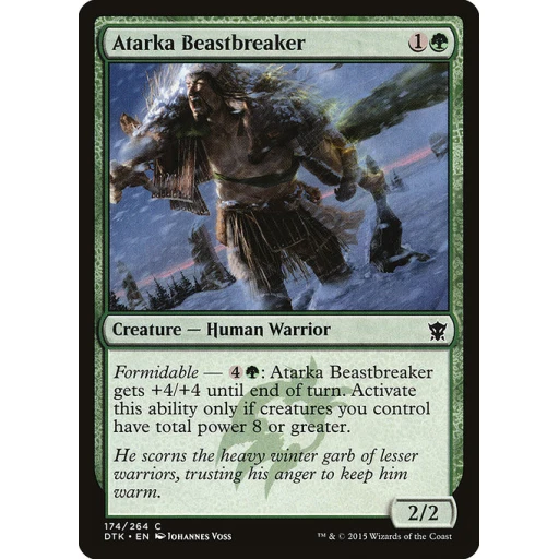 Dragons of Tarkir - 174 - Atarka Beastbreaker - Common - G - Foil