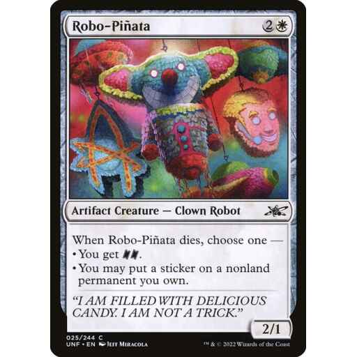 Unfinity - 25 - Robo-Piñata - Common - W - Foil